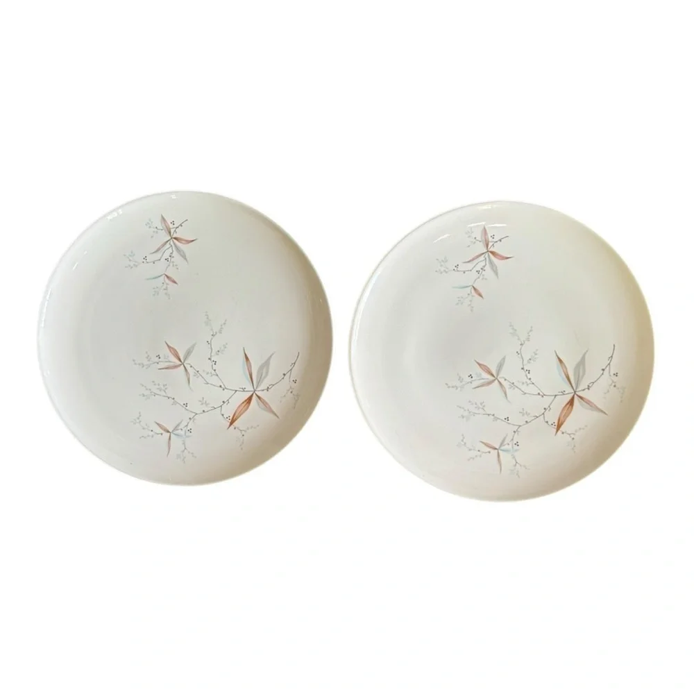 Carefree True China By Syracuse Finesse 10” Dinner Plates Set of Two DC2200